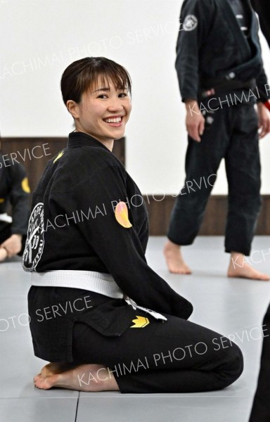 ブラジリアン柔術に週４回通う高橋さん。汗を流す時間が楽しみだという