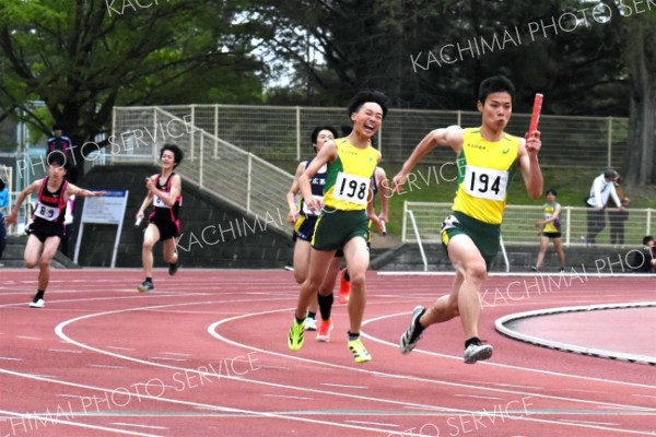 中学リレー帯緑園逆転１位　女子は札内　陸上競技春季サーキット第３戦