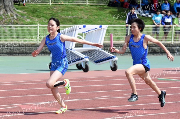 小学男女混合４００メートルリレー