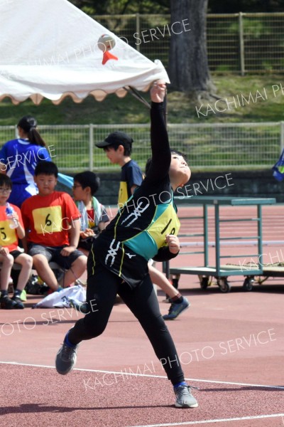 小学ジャベリックボール投げ