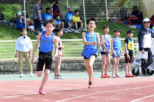 小学区５年男子４００メートルリレー