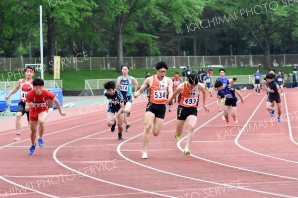 男子４００メートルリレー予選２組