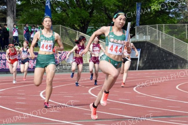 女子４００メートルリレー決勝