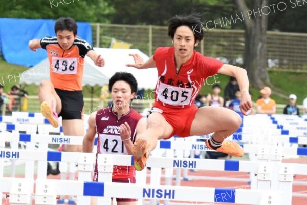 男子八種競技・１１０メートル障害１組
