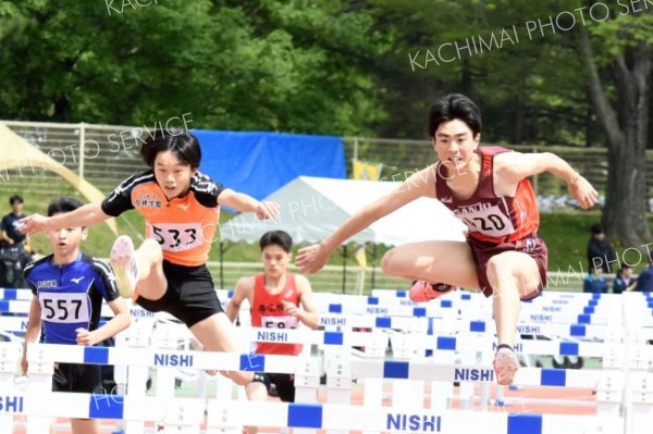 男子八種競技・１１０メートル障害２組
