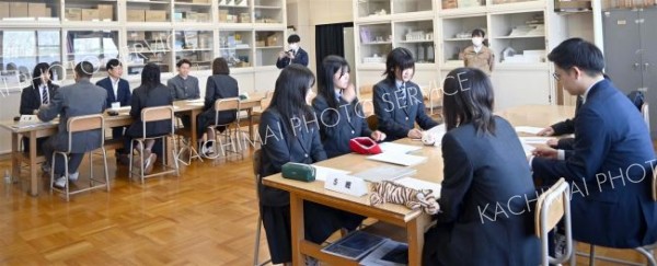 帯工建築科３年生と若手建設産業就業者が意見交換 2