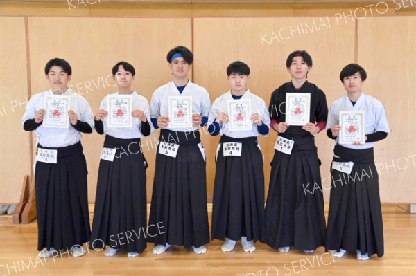 男子個人戦の入賞者