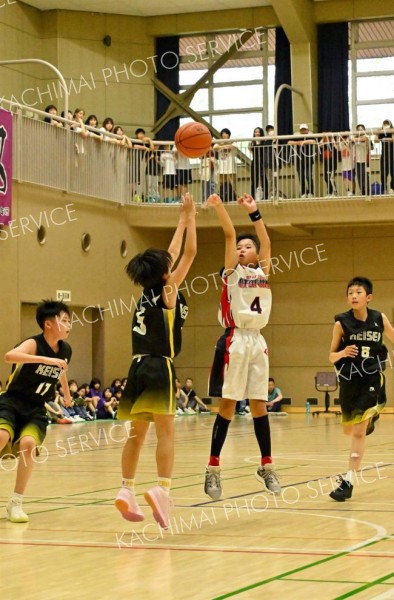 啓西男子１２年ぶりＶ、芽室Ｈ女子は初　ミニバスケ全十勝春季大会 11