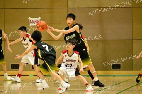 啓西男子１２年ぶりＶ、芽室Ｈ女子は初　ミニバスケ全十勝春季大会 13