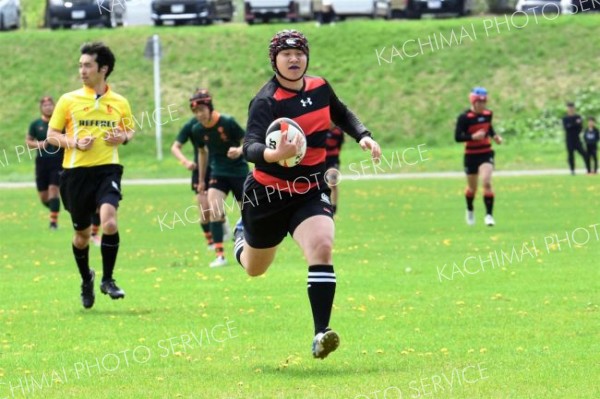 十勝合同が帯工に５トライ快勝し全道へ　全十勝高校春季ラグビー大会 6
