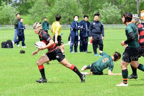 十勝合同が帯工に５トライ快勝し全道へ　全十勝高校春季ラグビー大会 19
