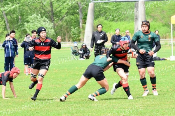 十勝合同が帯工に５トライ快勝し全道へ　全十勝高校春季ラグビー大会 20