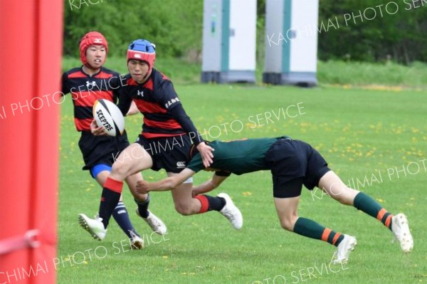 十勝合同が帯工に５トライ快勝し全道へ　全十勝高校春季ラグビー大会 26