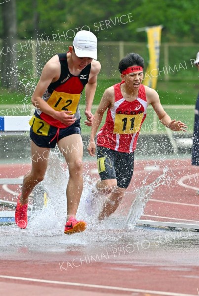 梅津３０００ｍ障害大会新Ｖ　学校対抗は白樺学園男女　全十勝高体連陸上最終日 13