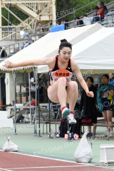 女子七種競技・走り幅跳び