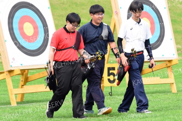 中村インハイ出場十勝勢一番乗り　全道高体連アーチェリー個人戦 7