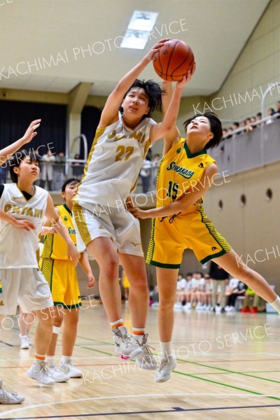 女子決勝・帯大谷―白樺学園（金野和彦撮影）
