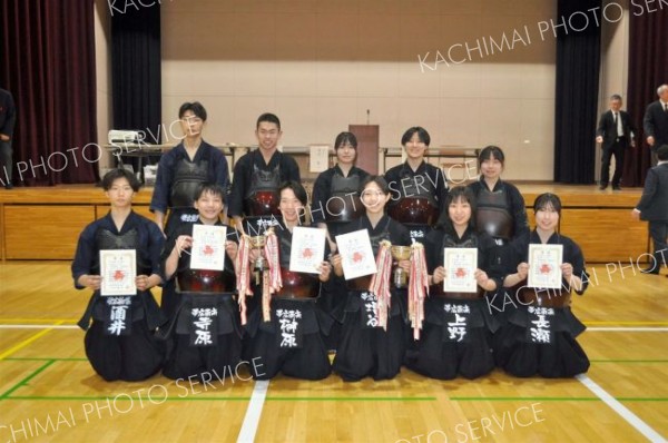 個人戦の男女入賞者