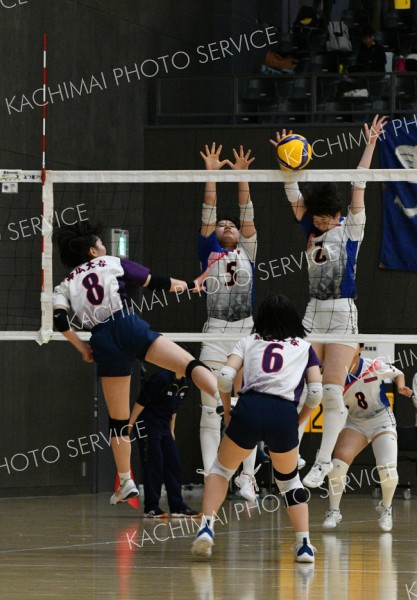 帯南商７連覇　男子は帯三条が３年ぶりＶ　バレーボール高体連十勝支部予選 写真2