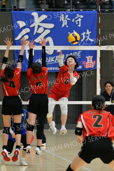 帯南商７連覇　男子は帯三条が３年ぶりＶ　バレーボール高体連十勝支部予選 写真6