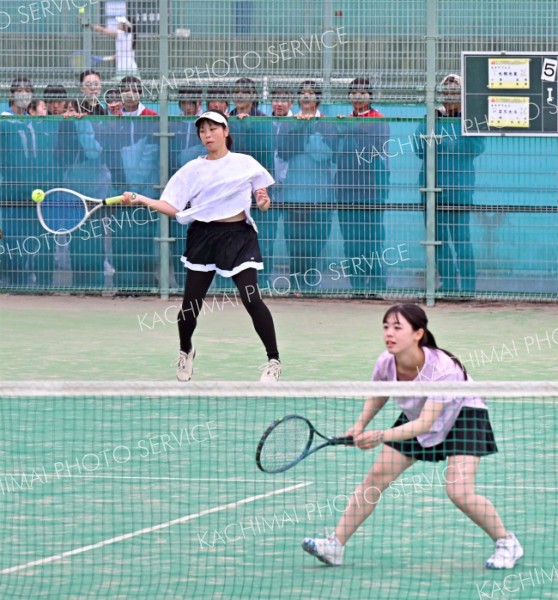 【女子個人戦ダブルス・準決勝】インターハイまであと一歩に迫った