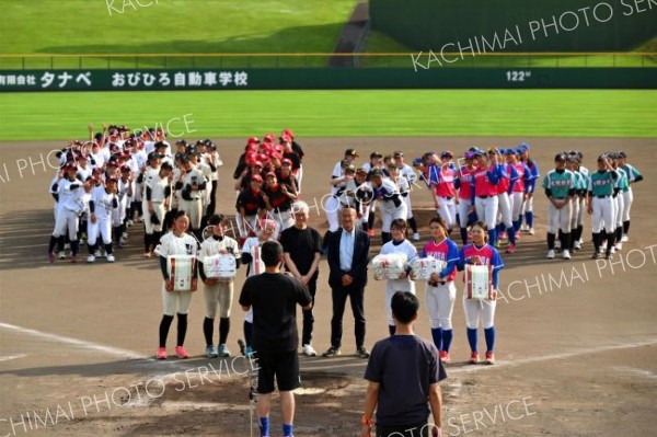女子野球北海道リーグ十勝大会（金野和彦撮影）