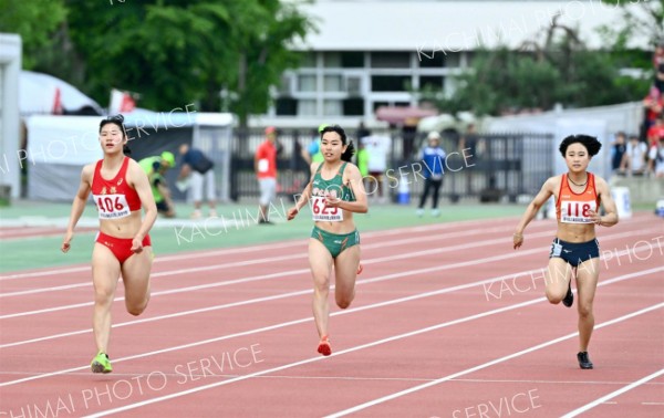 女子１００メートル　
