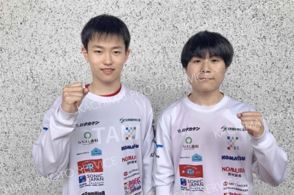 男子個人戦ダブルス北北海道で準優勝した帯大谷