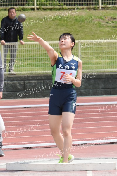 女子砲丸投げ