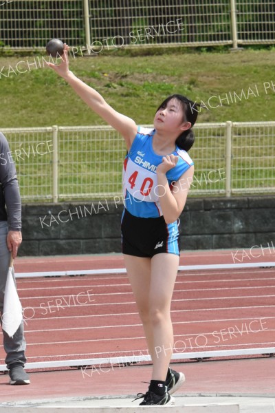 女子砲丸投げ