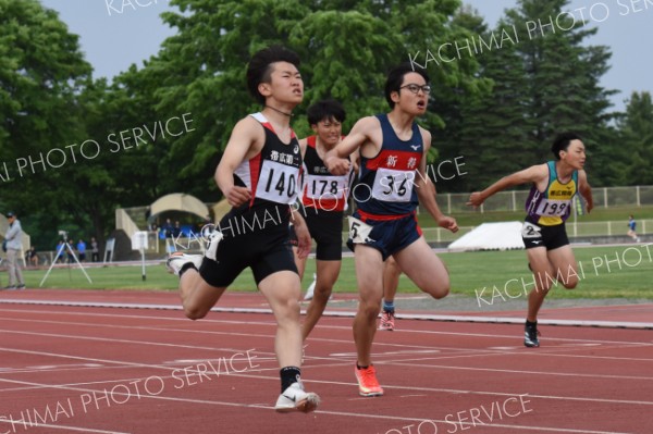 ３年男子１００㍍決勝