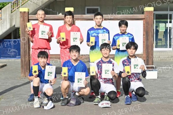 男子の上位入賞者