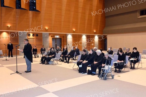 最後の戦没者追悼式で式辞