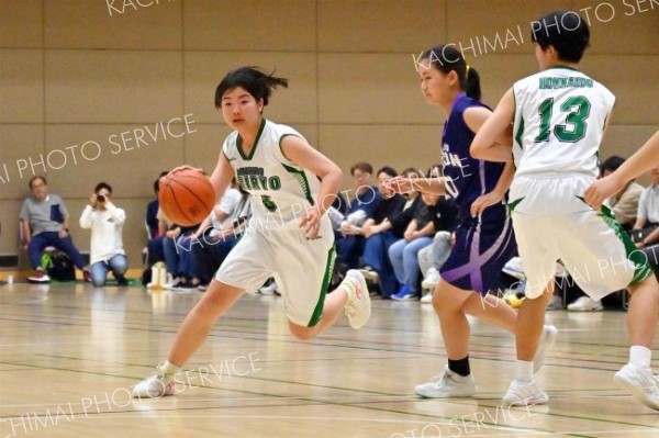 帯西陵が女子Ｖ　男子は帯八　バスケットボール全十勝中体連春季大会