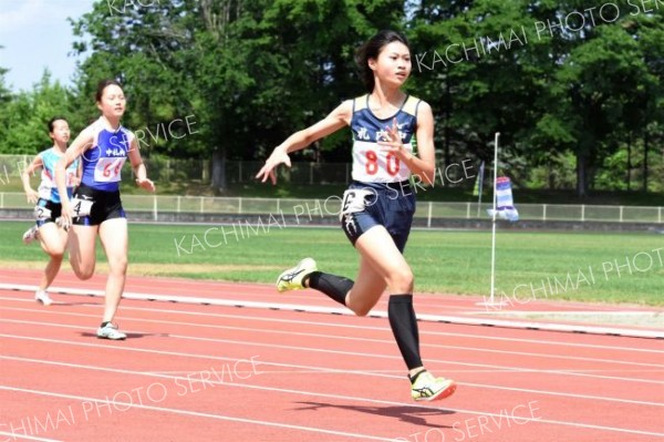３年女子１００メートル準決勝３組
