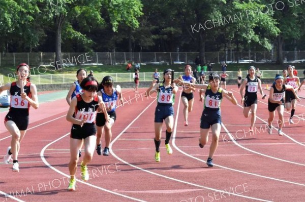 女子４００メートルリレー決勝
