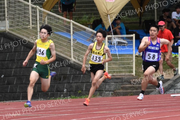 男子２００㍍準決勝２組