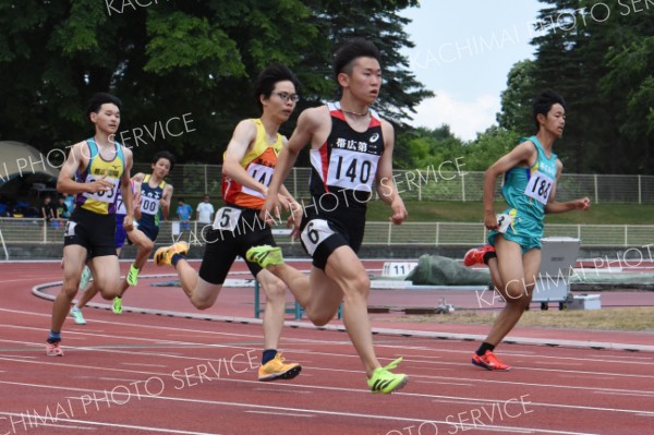 男子２００㍍準決勝３組