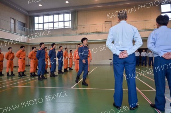 全道の指導会に出場する隊員ら