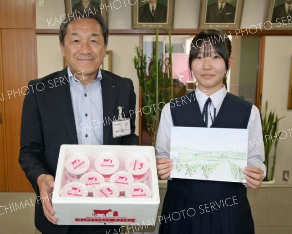 池田中３年生の絵　ふるさと納税の封筒に採用