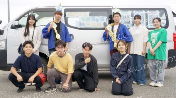学生「七夕フェス」へ新企画やＰＲ奔走　ひらつか七夕まつりの竹受け取りも