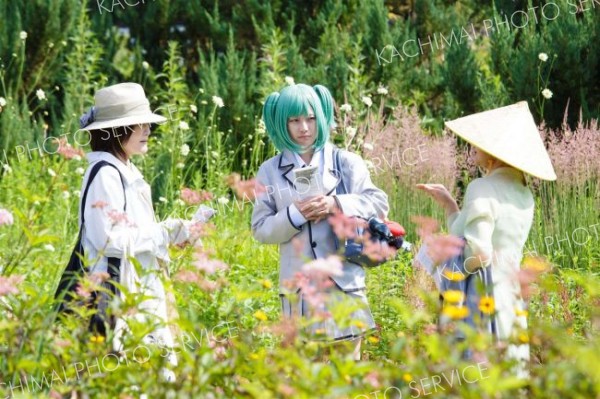 コスプレ姿でガーデン散策　広尾の大森ガーデンで初企画