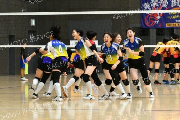 下音更女子４連覇、帯南町男子８年ぶりＶ　全十勝中学夏季バレー 5