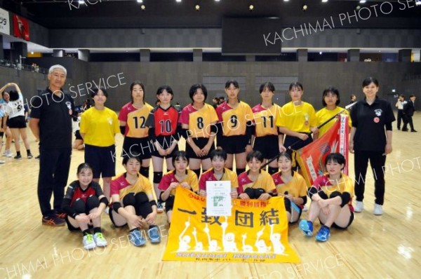 女子２位の札内東