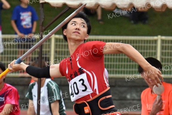 男子やり投げ決勝