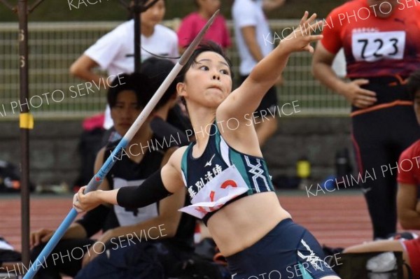 女子やり投げ決勝