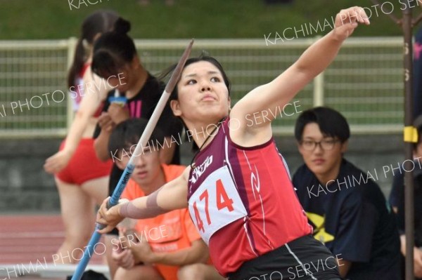 女子やり投げ決勝
