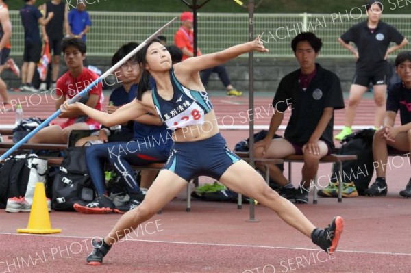 女子やり投げ決勝