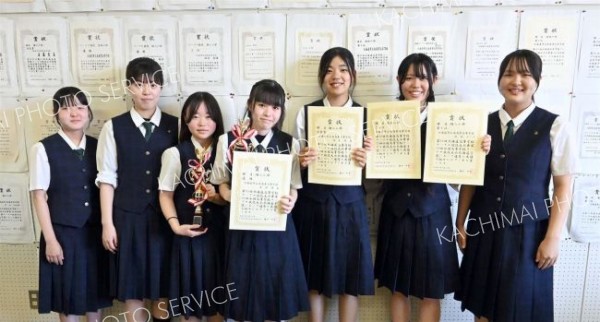 全道大会で団体２位の成績