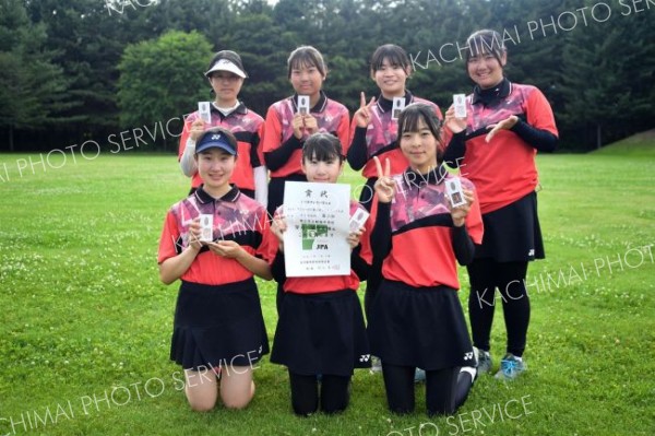 女子団体戦３位の帯翔陽